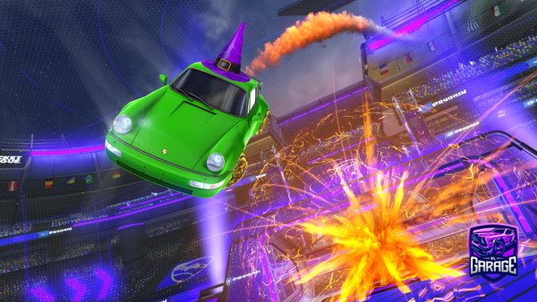 A Rocket League car design from opossumB