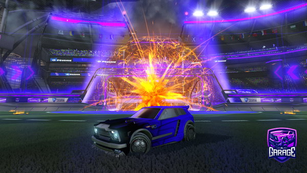A Rocket League car design from Wahid786v