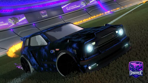 A Rocket League car design from besede