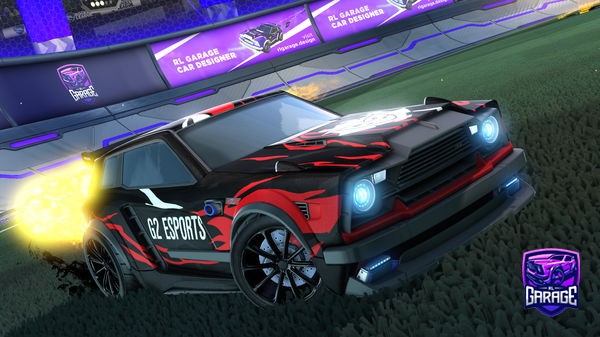A Rocket League car design from Wolfik244