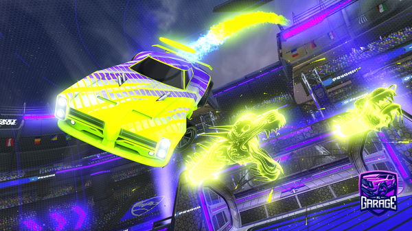 A Rocket League car design from PremiumLime