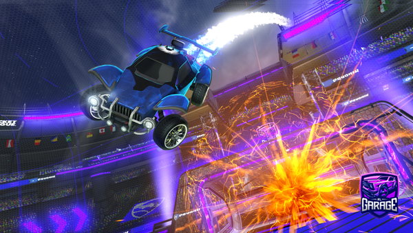 A Rocket League car design from cazhlo