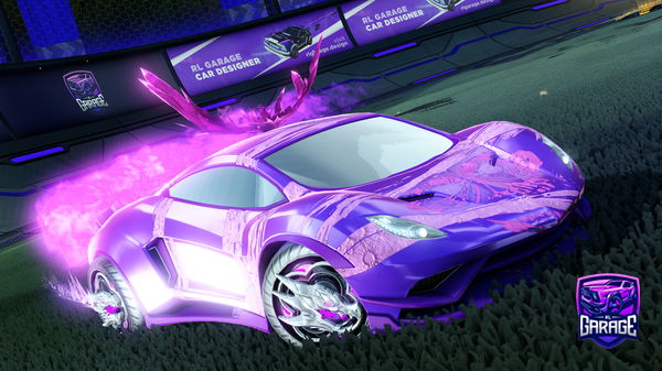 A Rocket League car design from Ieiejeje