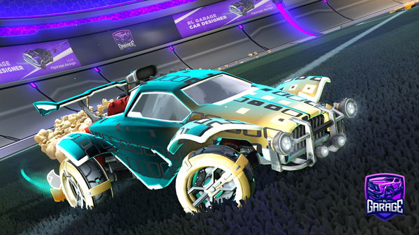 A Rocket League car design from Raiyu