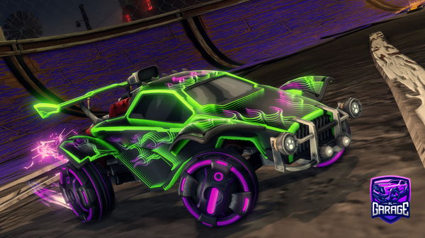A Rocket League car design from Doodles998