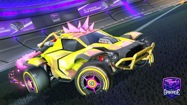 A Rocket League car design from SplitLemon