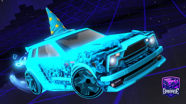 A Rocket League car design from Baldbaby970