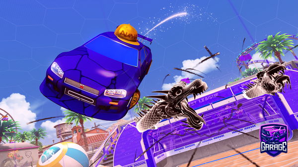 A Rocket League car design from FlyRL0