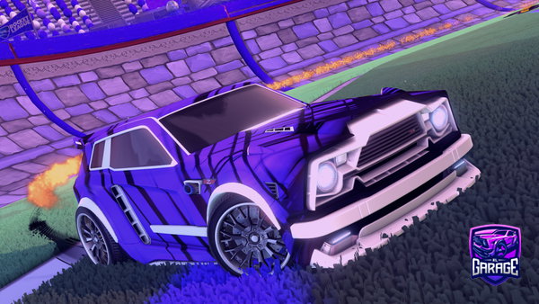 A Rocket League car design from santiahox