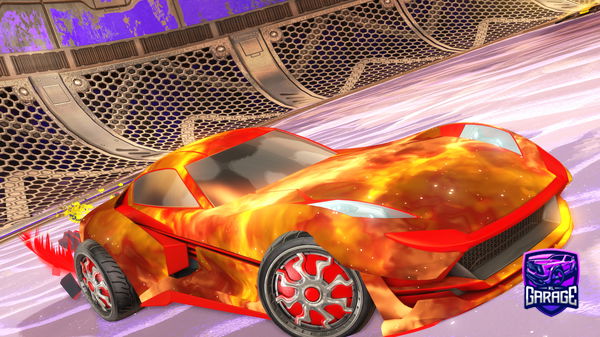 A Rocket League car design from vooza17