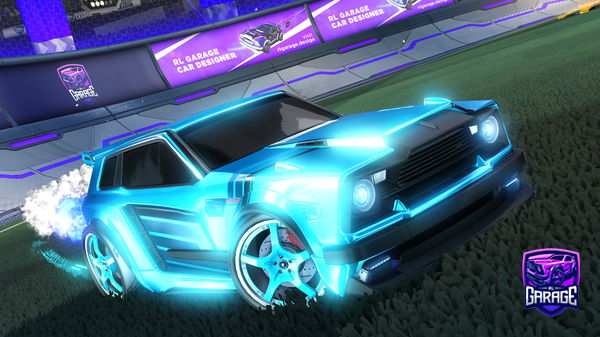 A Rocket League car design from elprozeico1297x