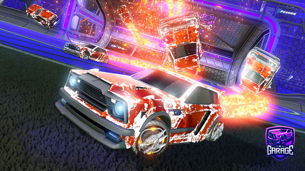 A Rocket League car design from TTVMASTER107