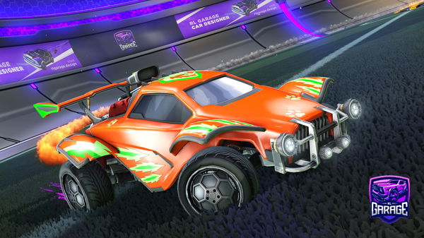 A Rocket League car design from ItsBiscuit