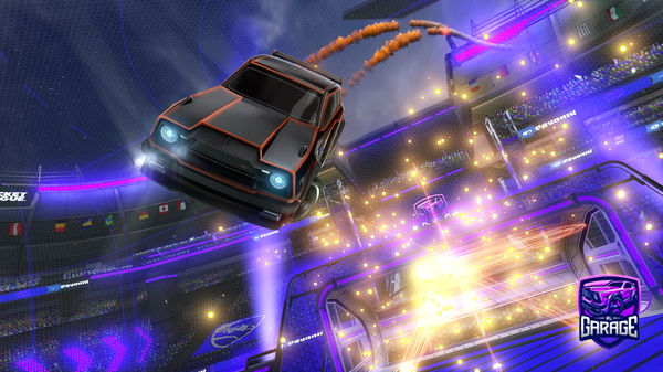 A Rocket League car design from anthxny39