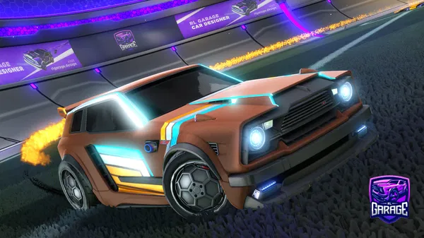 A Rocket League car design from Alpha_fish