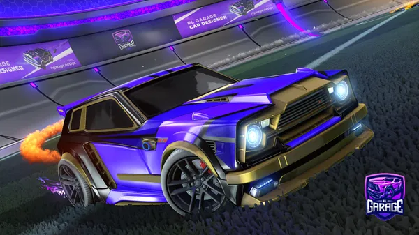 A Rocket League car design from 14Milljoe