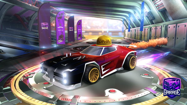A Rocket League car design from Rkwlq