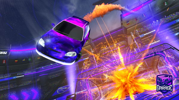 A Rocket League car design from Okelve1