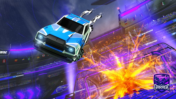 A Rocket League car design from DanoobJ