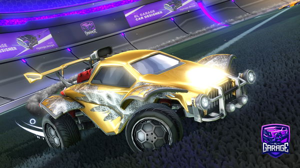 A Rocket League car design from Tekzero