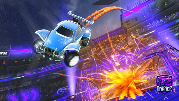 A Rocket League car design from Kenobtw34