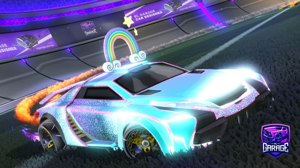 A Rocket League car design from Elr0nd