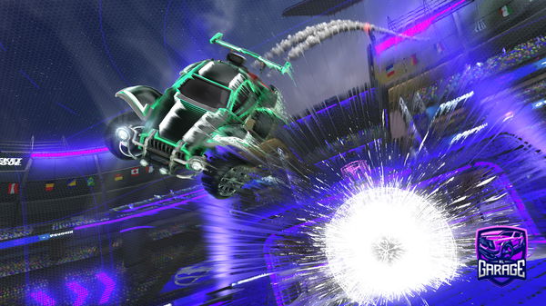 A Rocket League car design from Ponkypinky