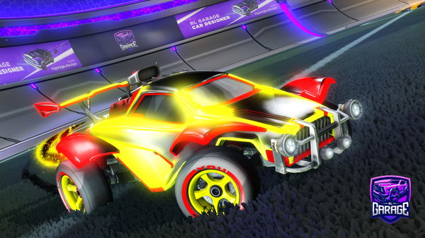 A Rocket League car design from ERRORMISSING