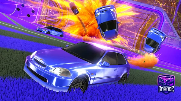 A Rocket League car design from Dragoncitow