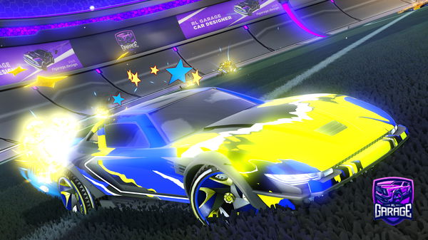 A Rocket League car design from TrulyFakeJake