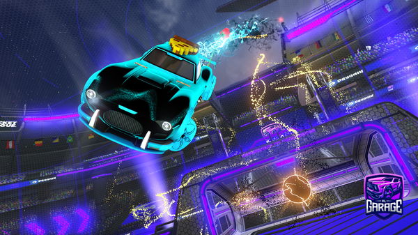 A Rocket League car design from xrqdd
