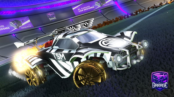 A Rocket League car design from YtTimberedElf132