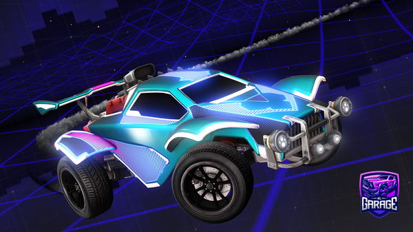 A Rocket League car design from sxnrise_