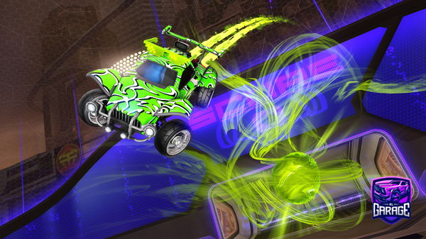 A Rocket League car design from YaBoiBlu01