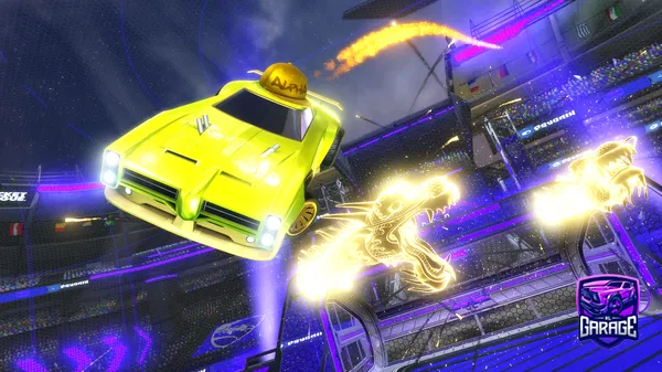 A Rocket League car design from guffmonchi