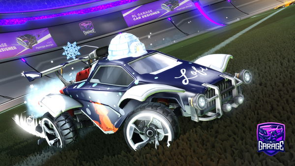 A Rocket League car design from Geo_Hell86