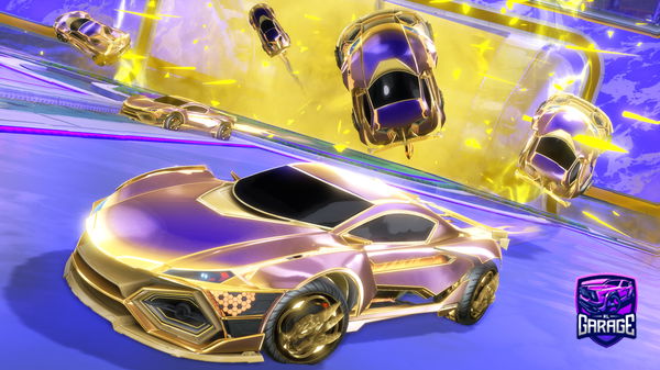 A Rocket League car design from Raphanguille