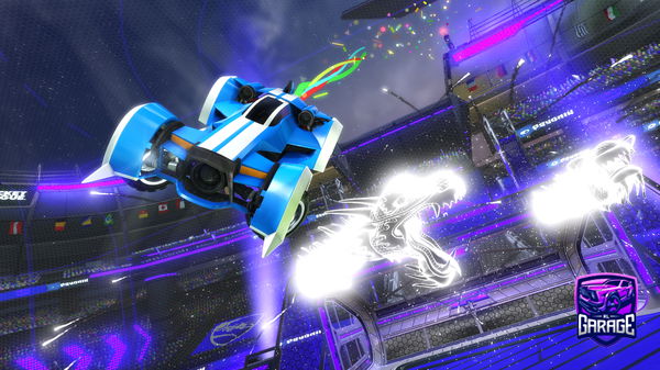 A Rocket League car design from rombot22