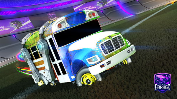 A Rocket League car design from SlenderSven