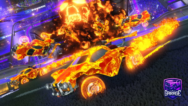 A Rocket League car design from gummiharalds