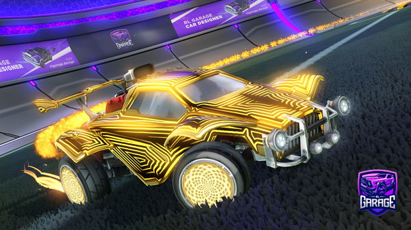 A Rocket League car design from PwrRJSB