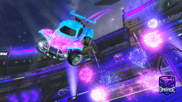 A Rocket League car design from RnQue