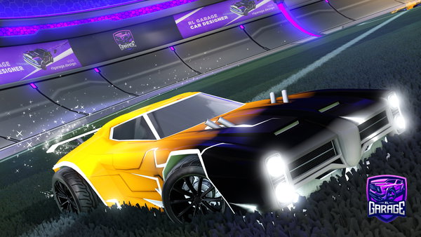 A Rocket League car design from samurokan
