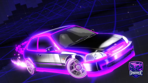 A Rocket League car design from Axolotlife