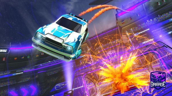 A Rocket League car design from Hxxver52-_