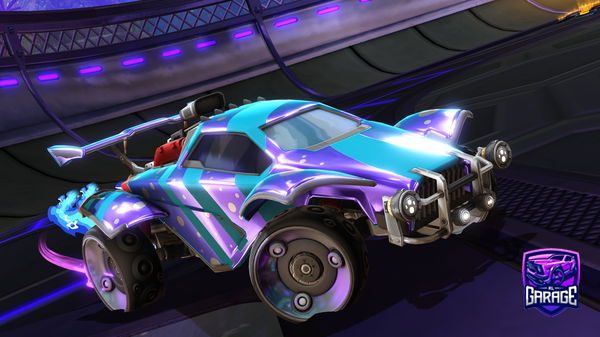 A Rocket League car design from -Goose-