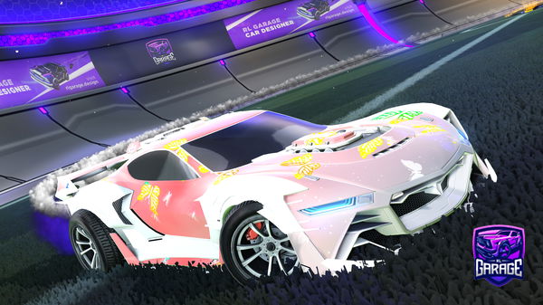 A Rocket League car design from Indiewowow9wowpw