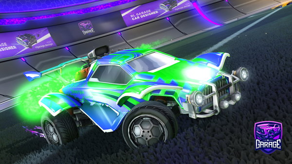 A Rocket League car design from InkDemon47
