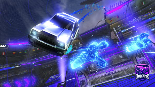 A Rocket League car design from Processed