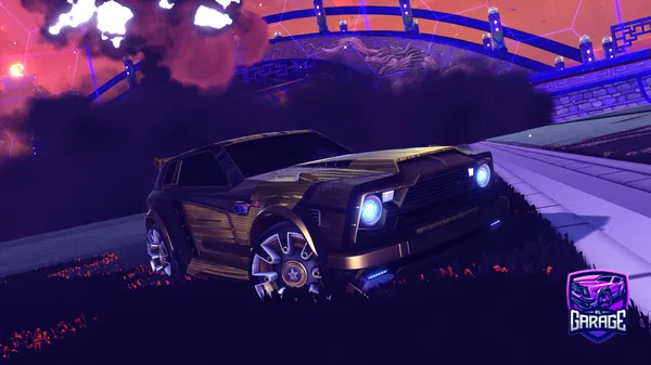 A Rocket League car design from Vinetangler